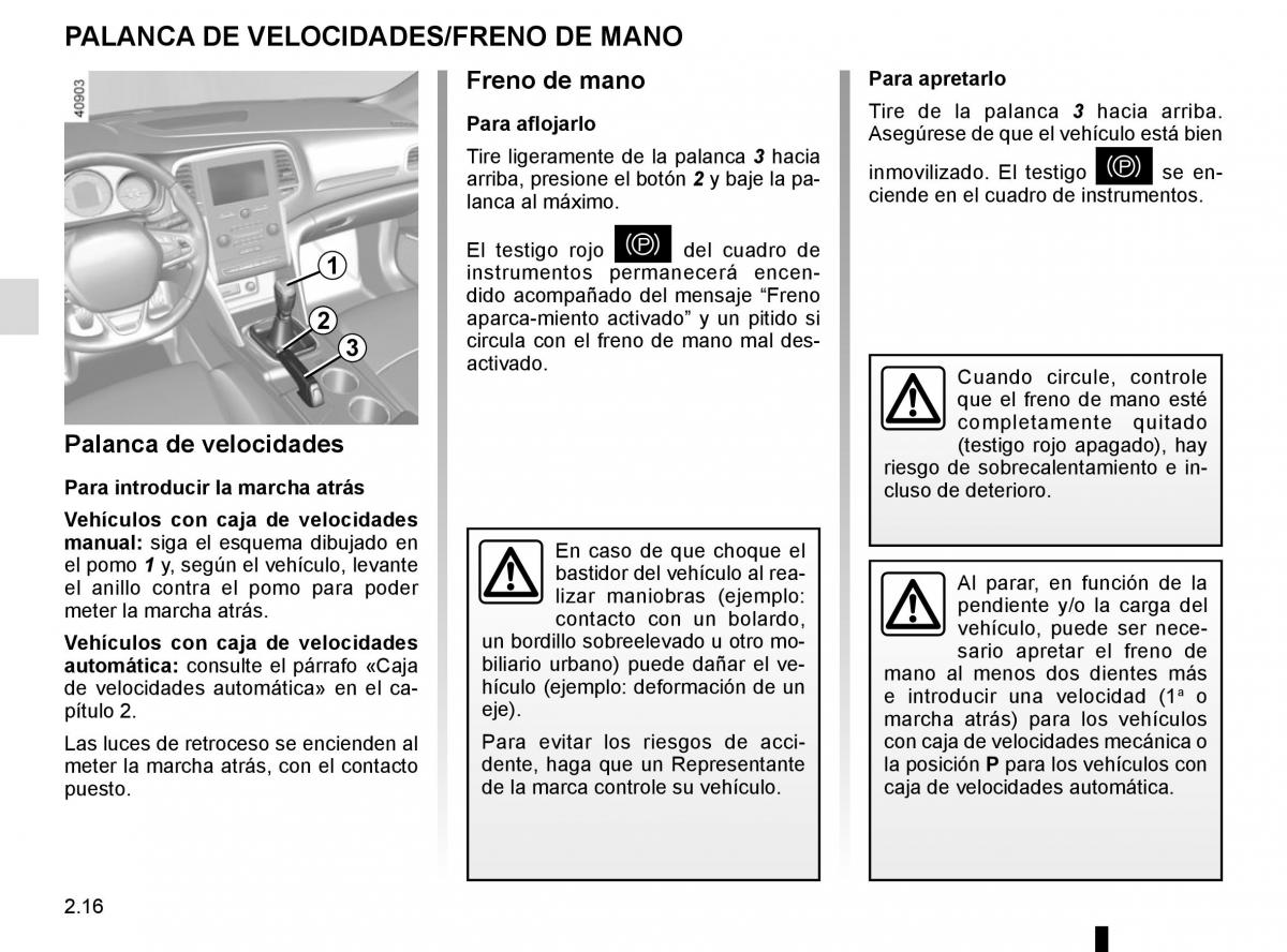 Renault Megane IV 4 manual del propietario / page 128