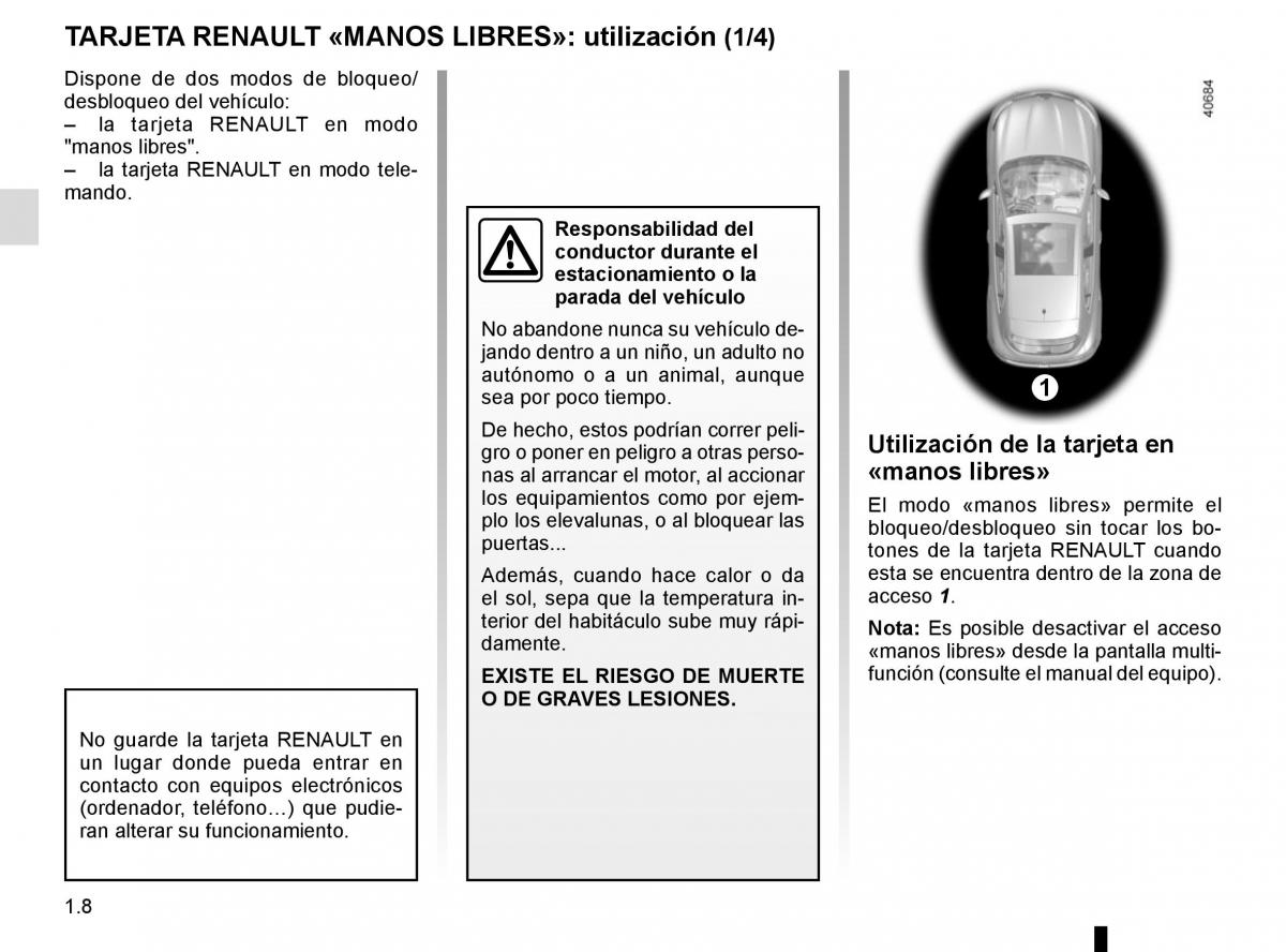 Renault Megane IV 4 manual del propietario / page 14