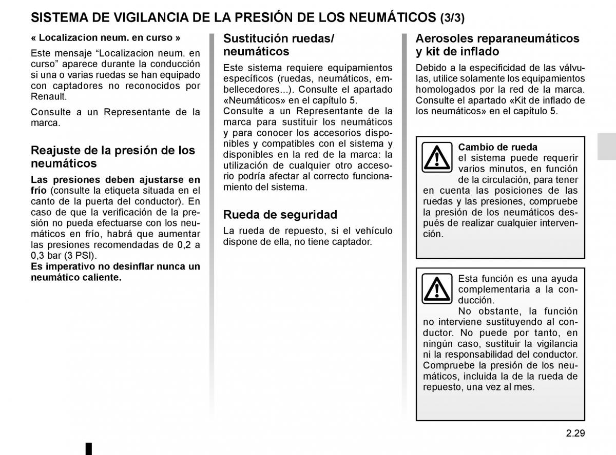 Renault Megane IV 4 manual del propietario / page 141