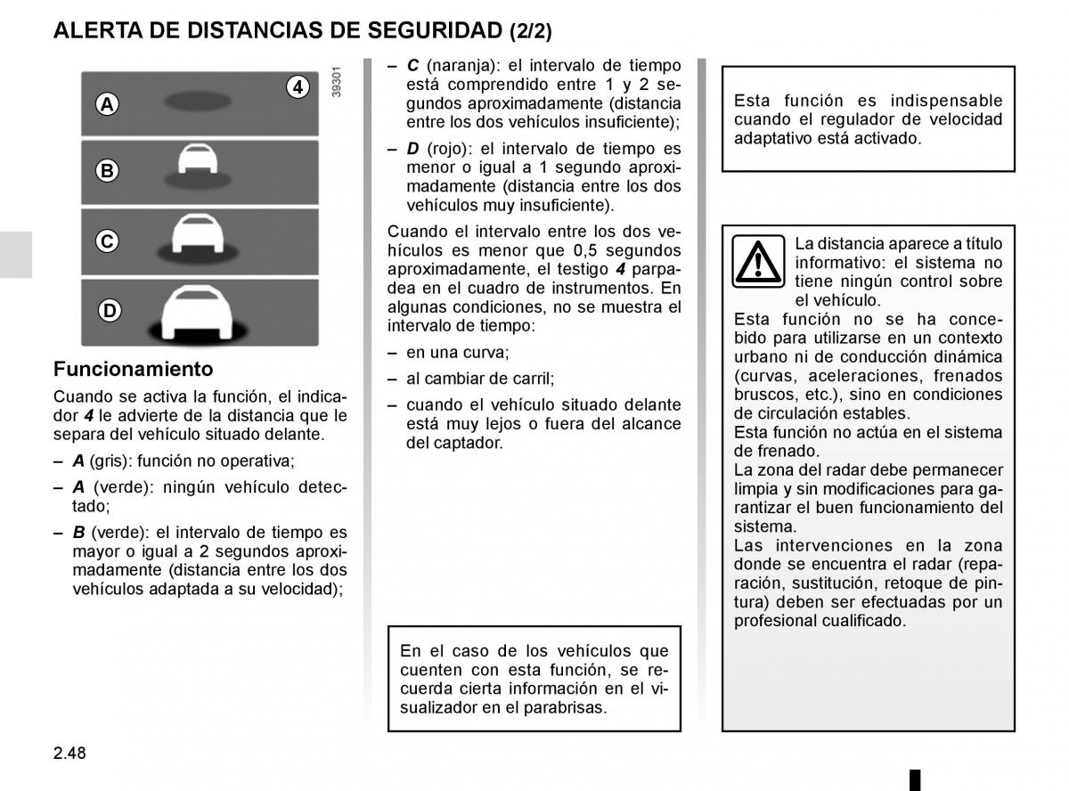 Renault Megane IV 4 manual del propietario / page 160