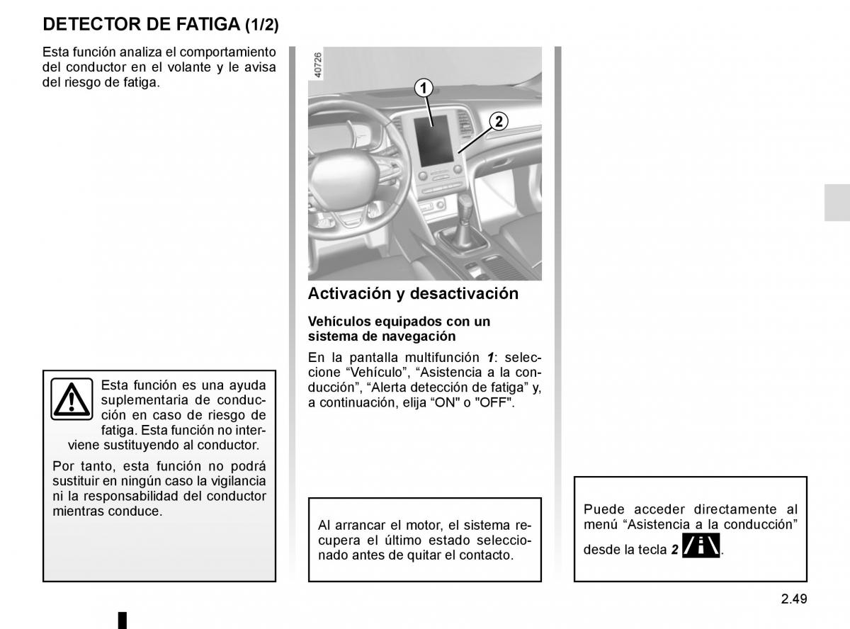 Renault Megane IV 4 manual del propietario / page 161