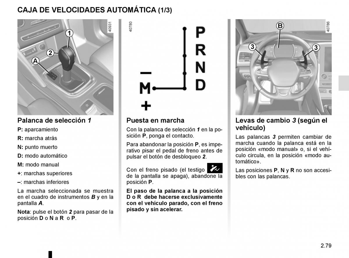 Renault Megane IV 4 manual del propietario / page 191