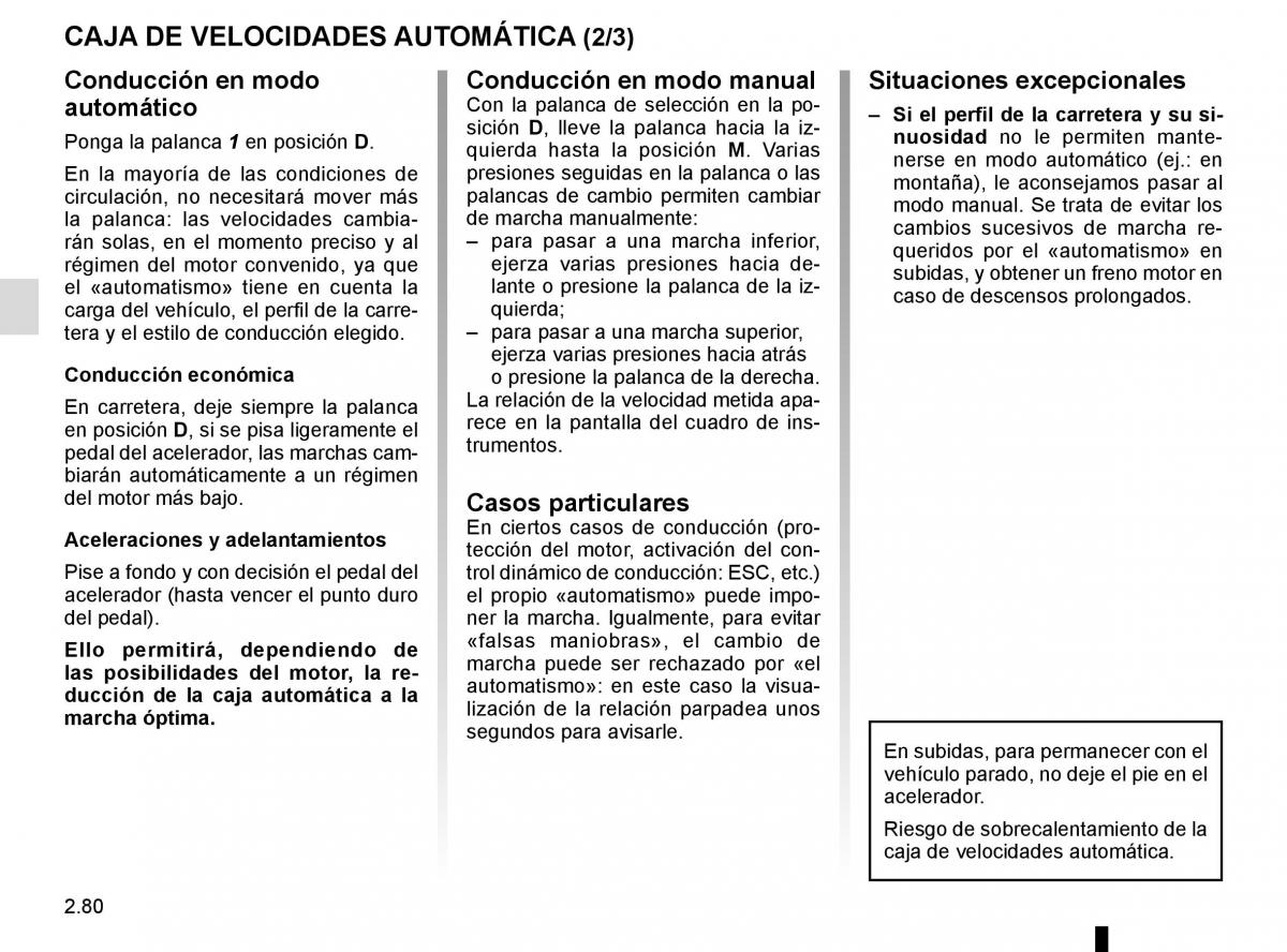 Renault Megane IV 4 manual del propietario / page 192