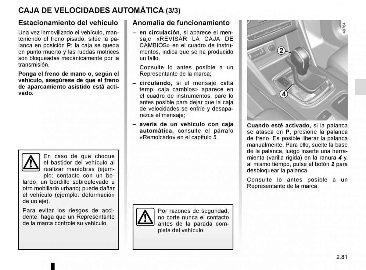 Renault Megane IV 4 manual del propietario / page 193