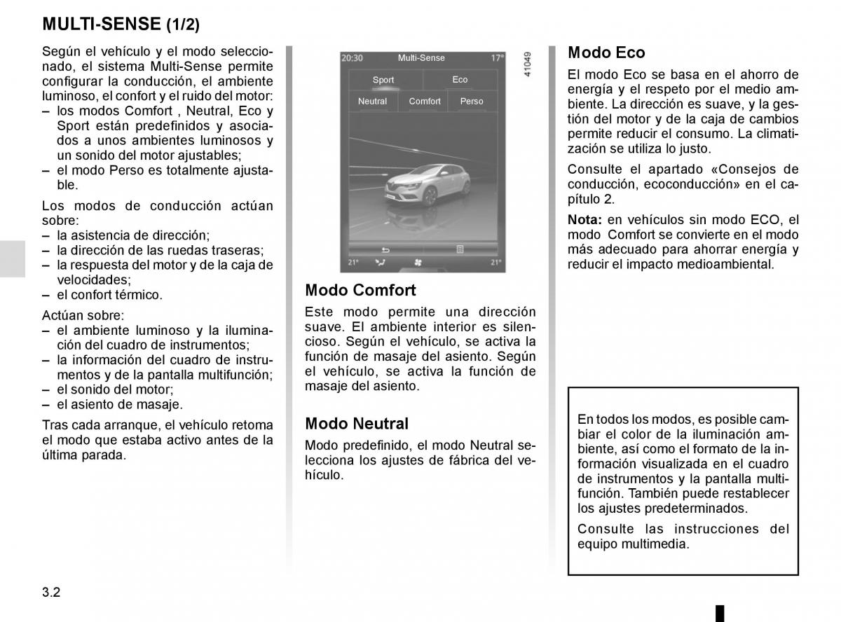 Renault Megane IV 4 manual del propietario / page 196