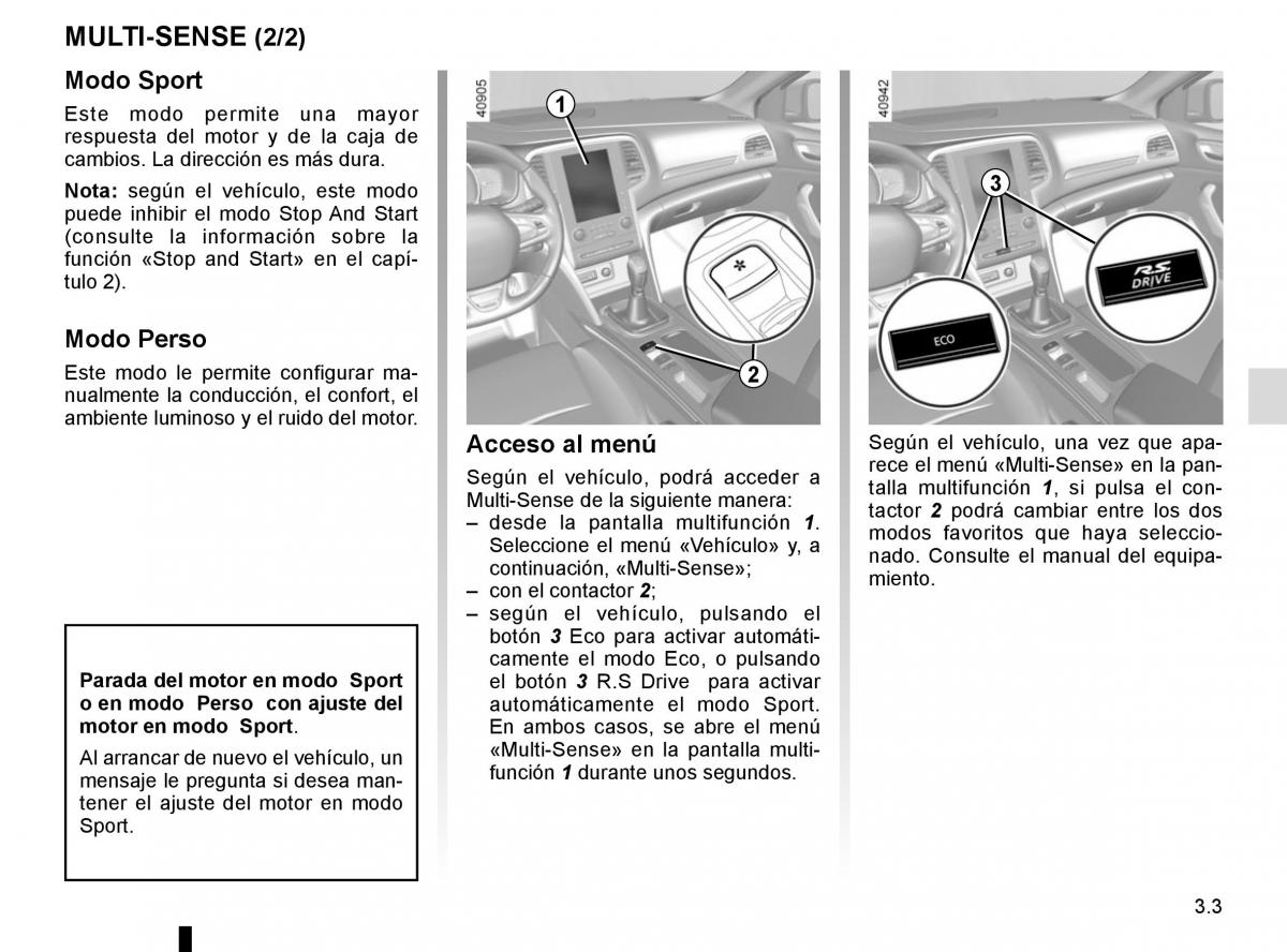 Renault Megane IV 4 manual del propietario / page 197