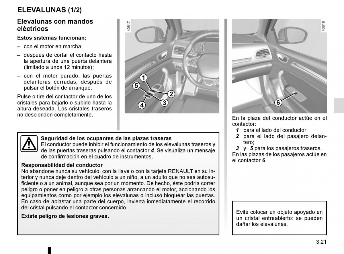 Renault Megane IV 4 manual del propietario / page 215