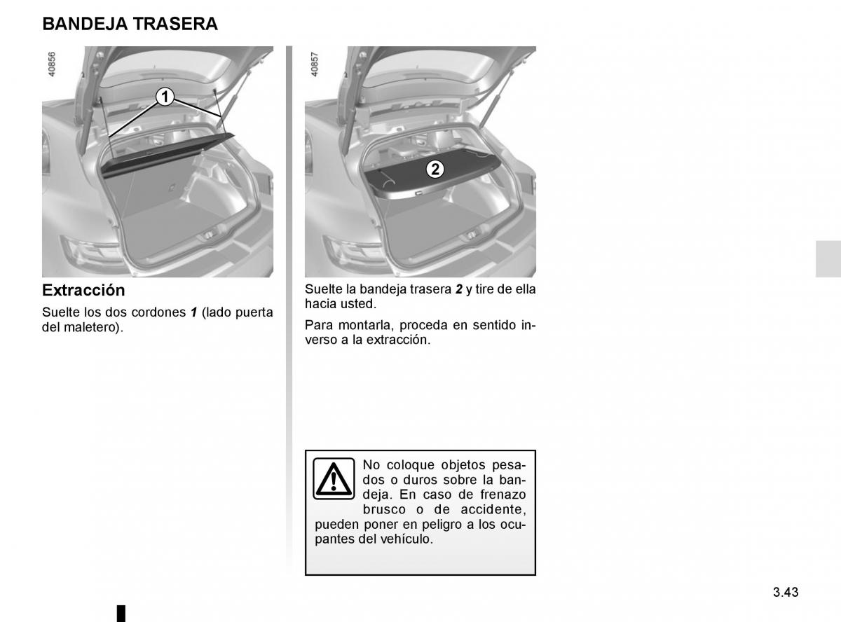 Renault Megane IV 4 manual del propietario / page 237