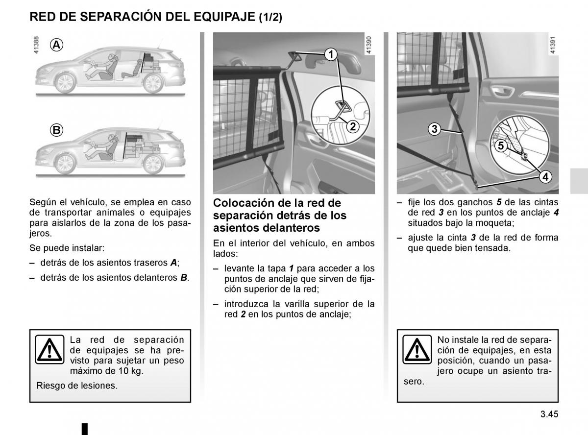 Renault Megane IV 4 manual del propietario / page 239