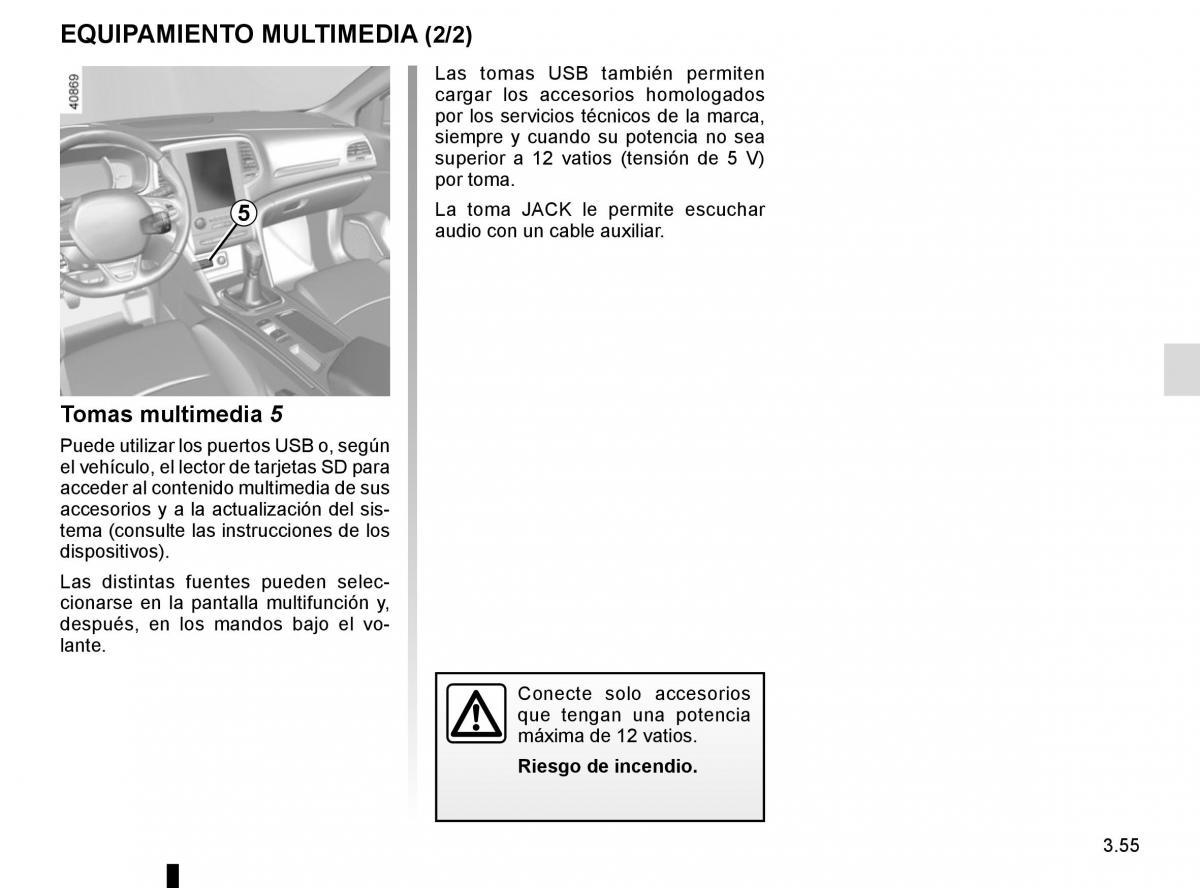 Renault Megane IV 4 manual del propietario / page 249