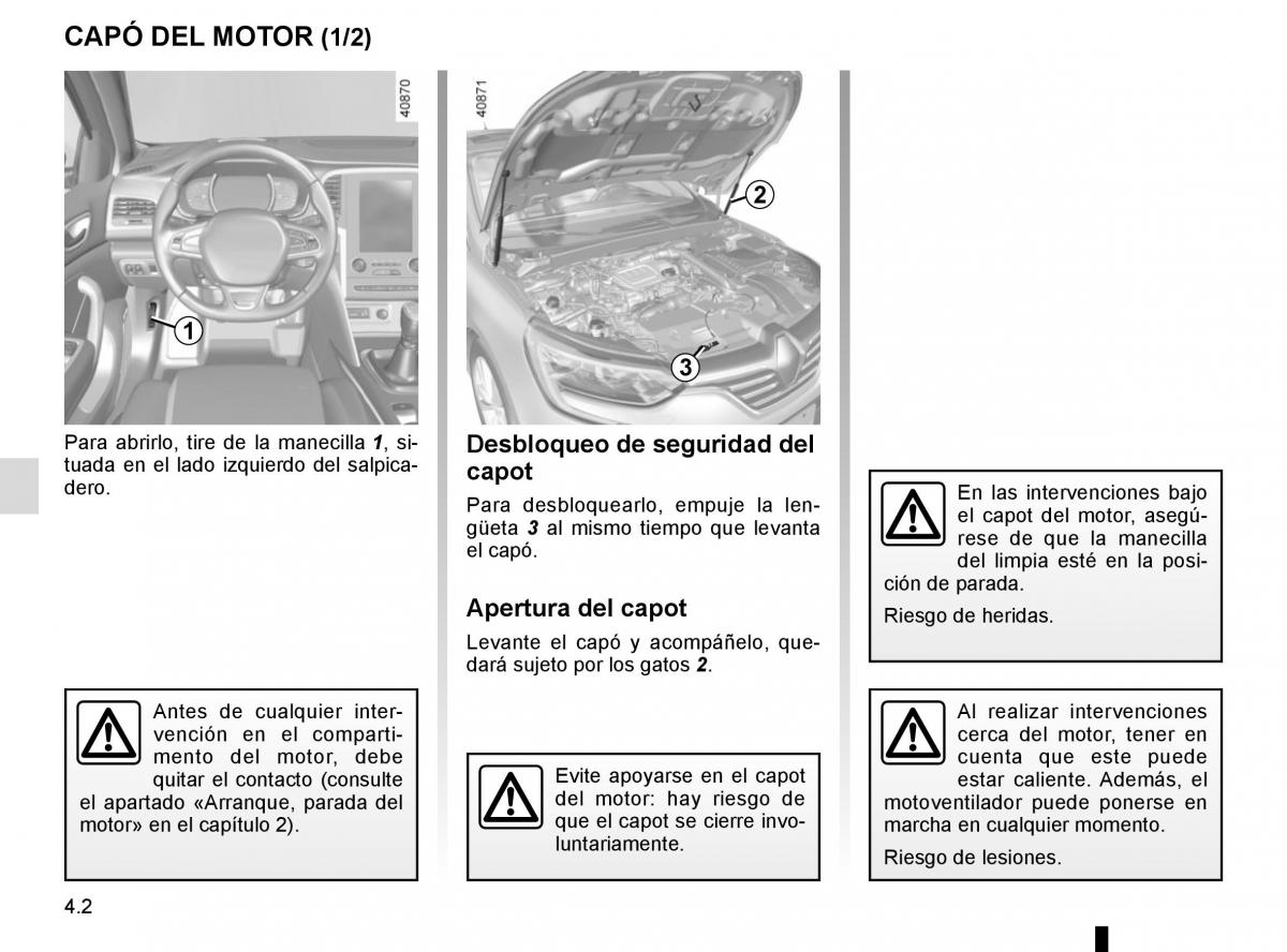 Renault Megane IV 4 manual del propietario / page 252