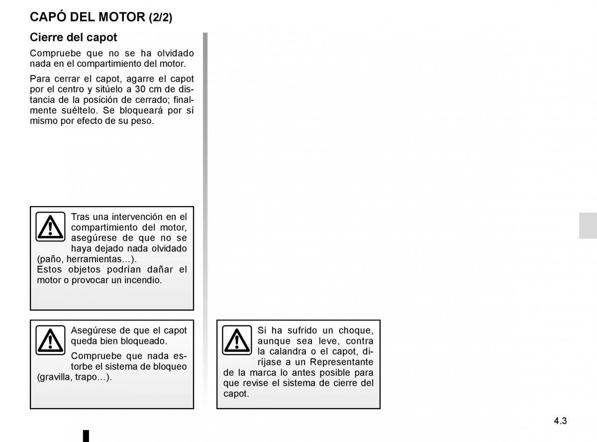 Renault Megane IV 4 manual del propietario / page 253