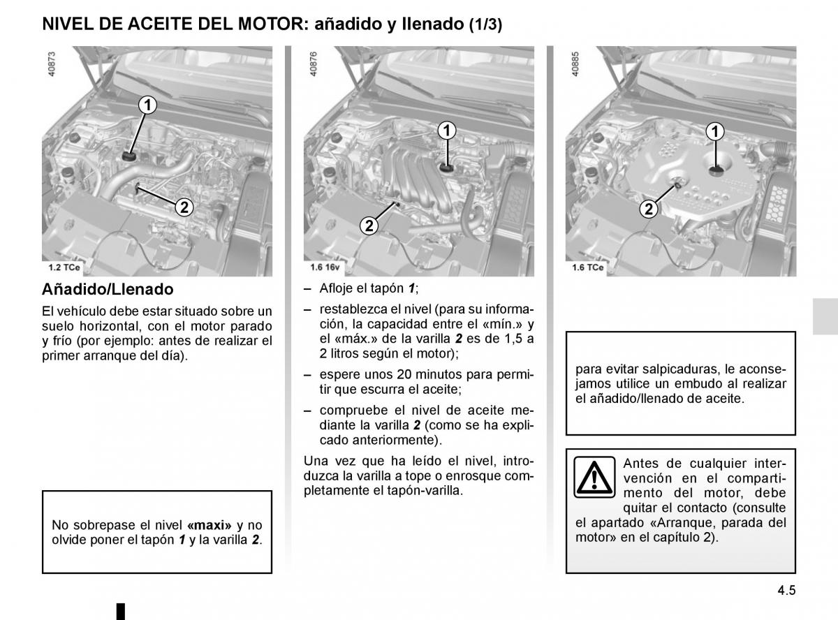 Renault Megane IV 4 manual del propietario / page 255