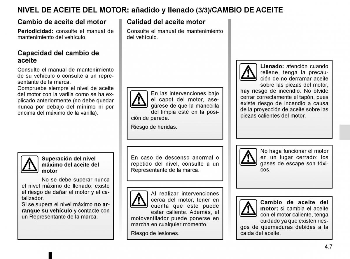 Renault Megane IV 4 manual del propietario / page 257