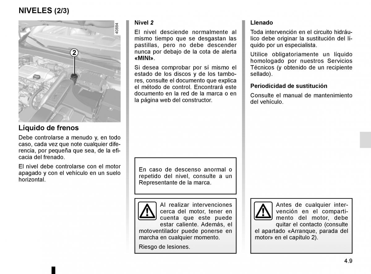 Renault Megane IV 4 manual del propietario / page 259