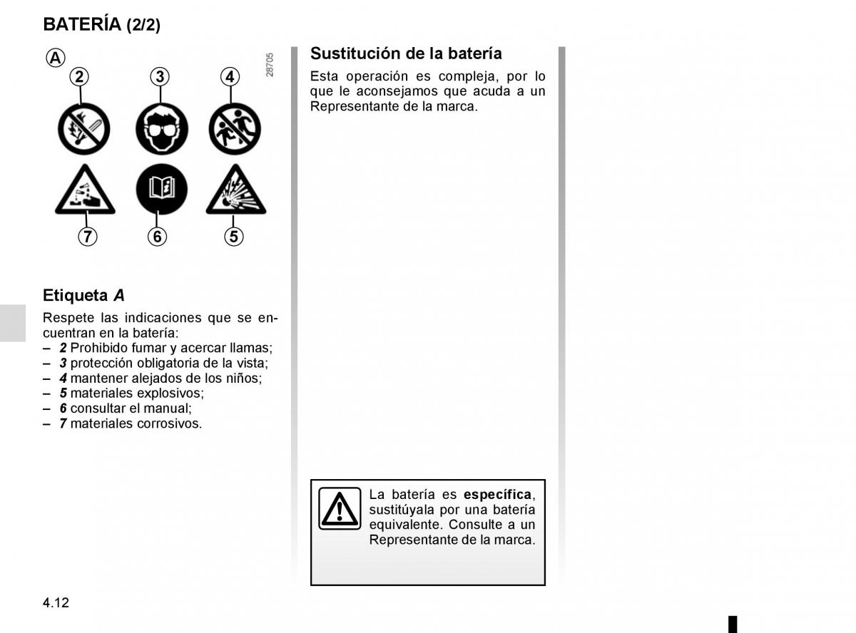 Renault Megane IV 4 manual del propietario / page 262