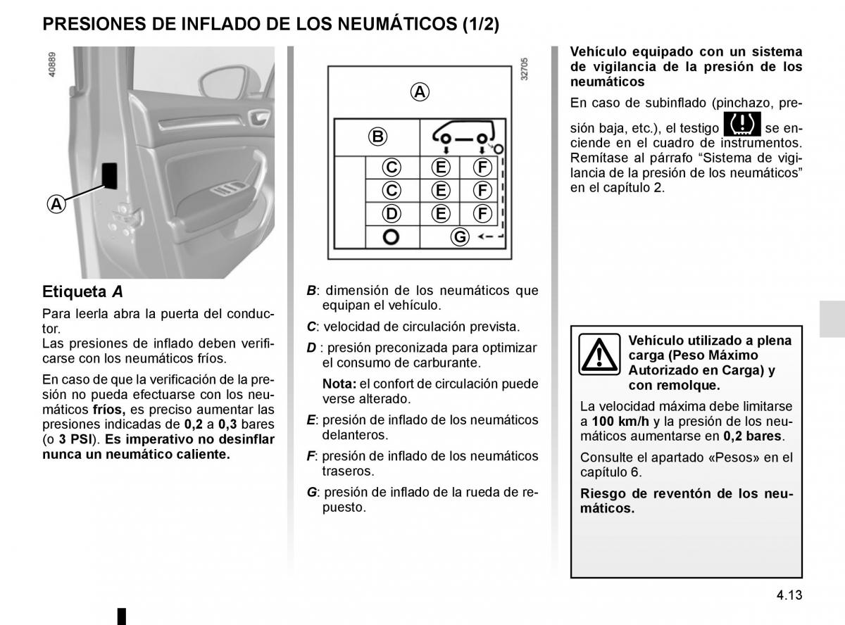 Renault Megane IV 4 manual del propietario / page 263