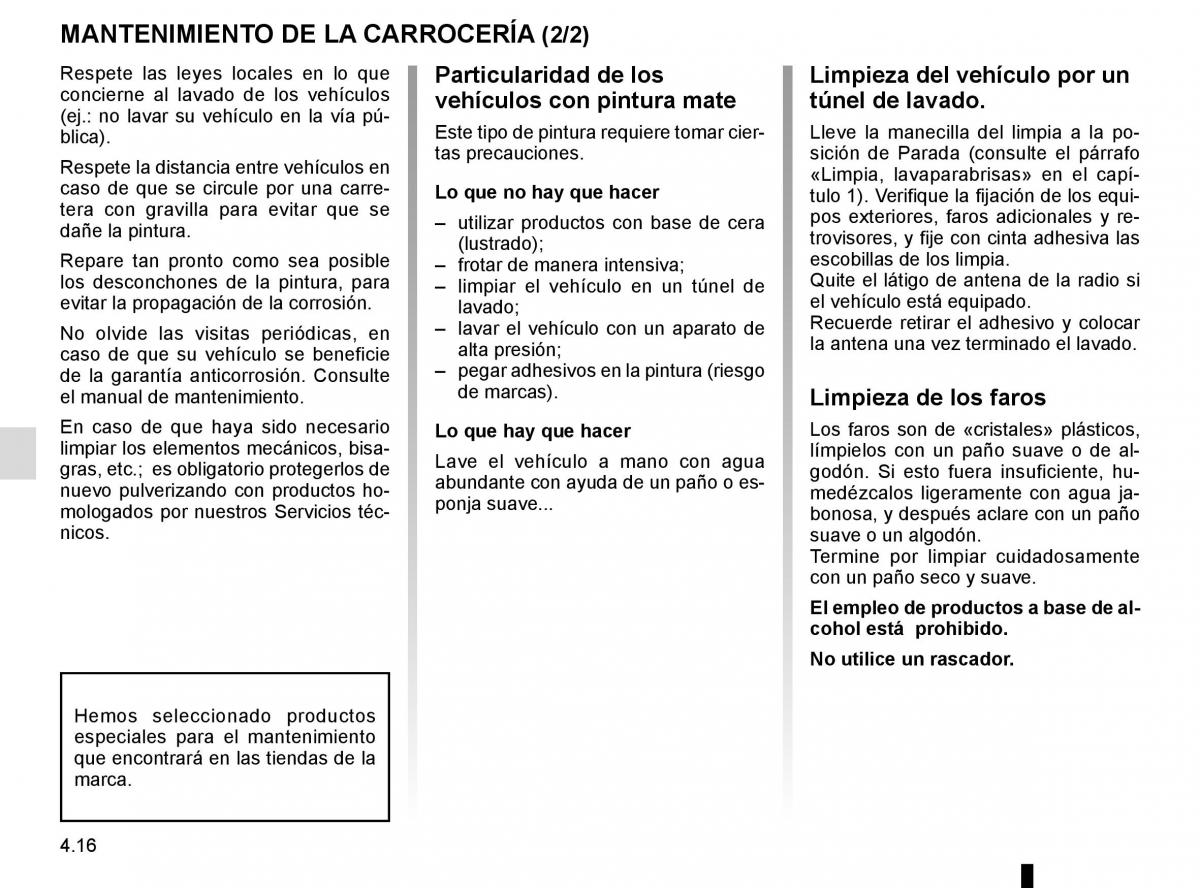 Renault Megane IV 4 manual del propietario / page 266