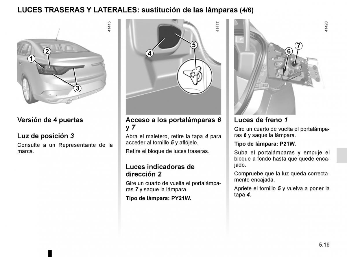 Renault Megane IV 4 manual del propietario / page 287