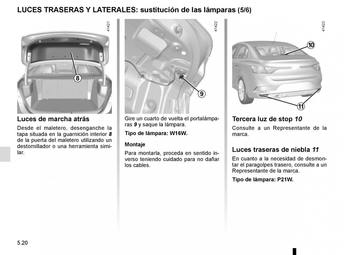 Renault Megane IV 4 manual del propietario / page 288