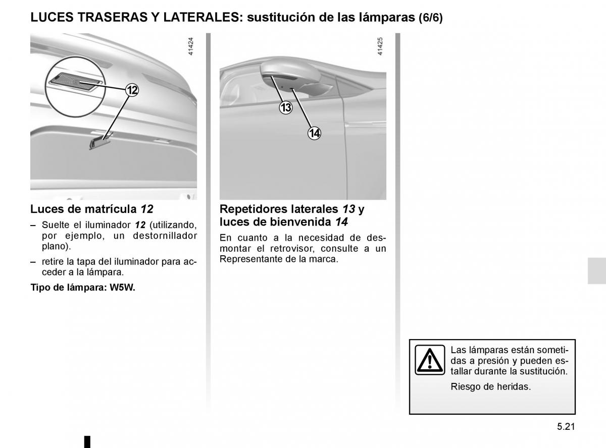 Renault Megane IV 4 manual del propietario / page 289