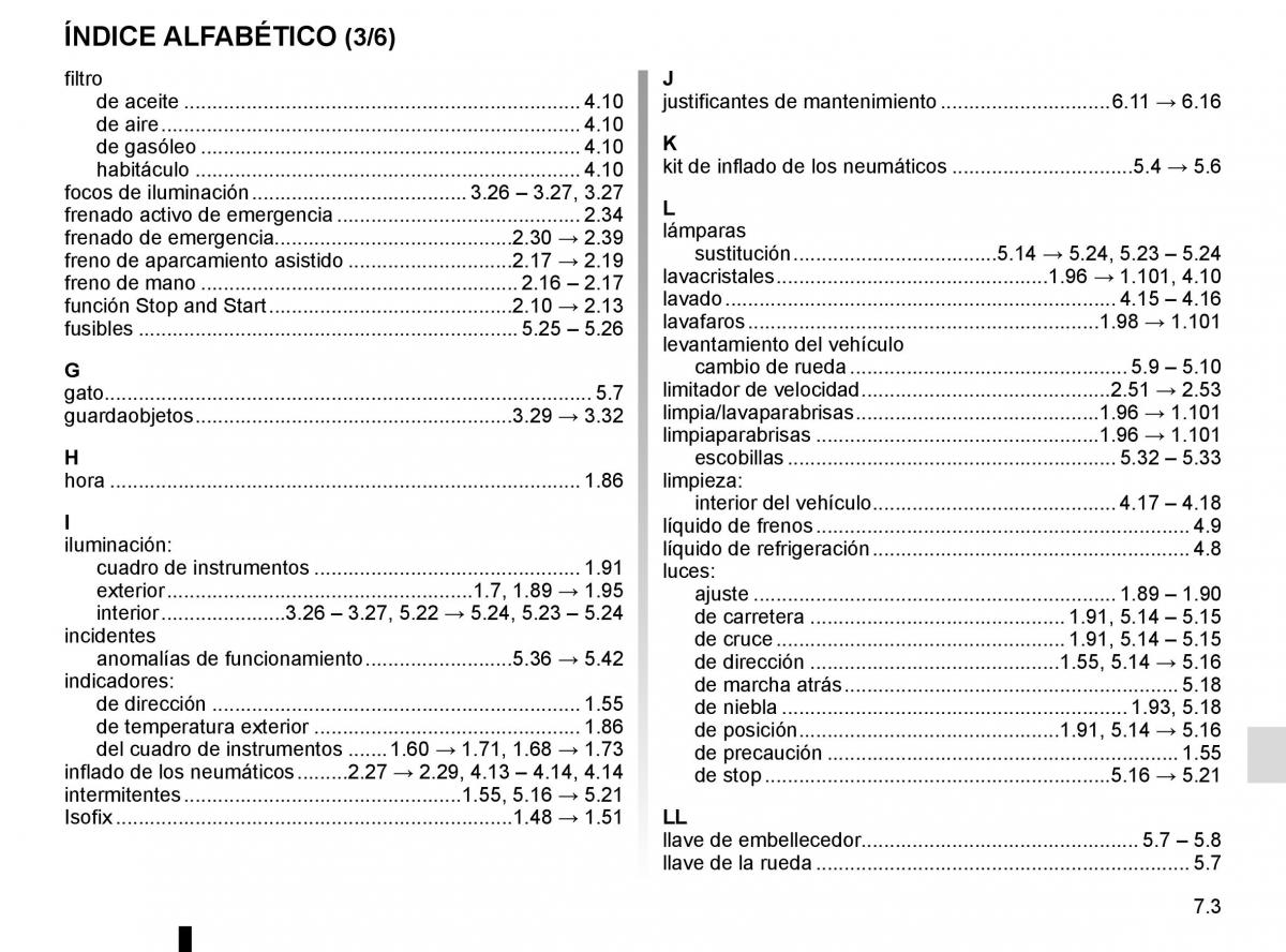 Renault Megane IV 4 manual del propietario / page 335