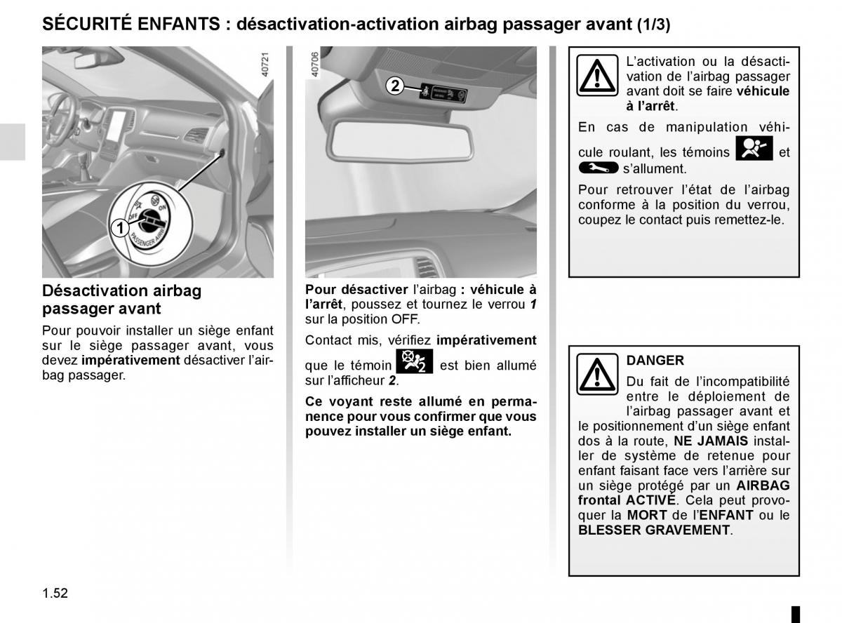 Renault Megane IV 4 manuel du proprietaire / page 58