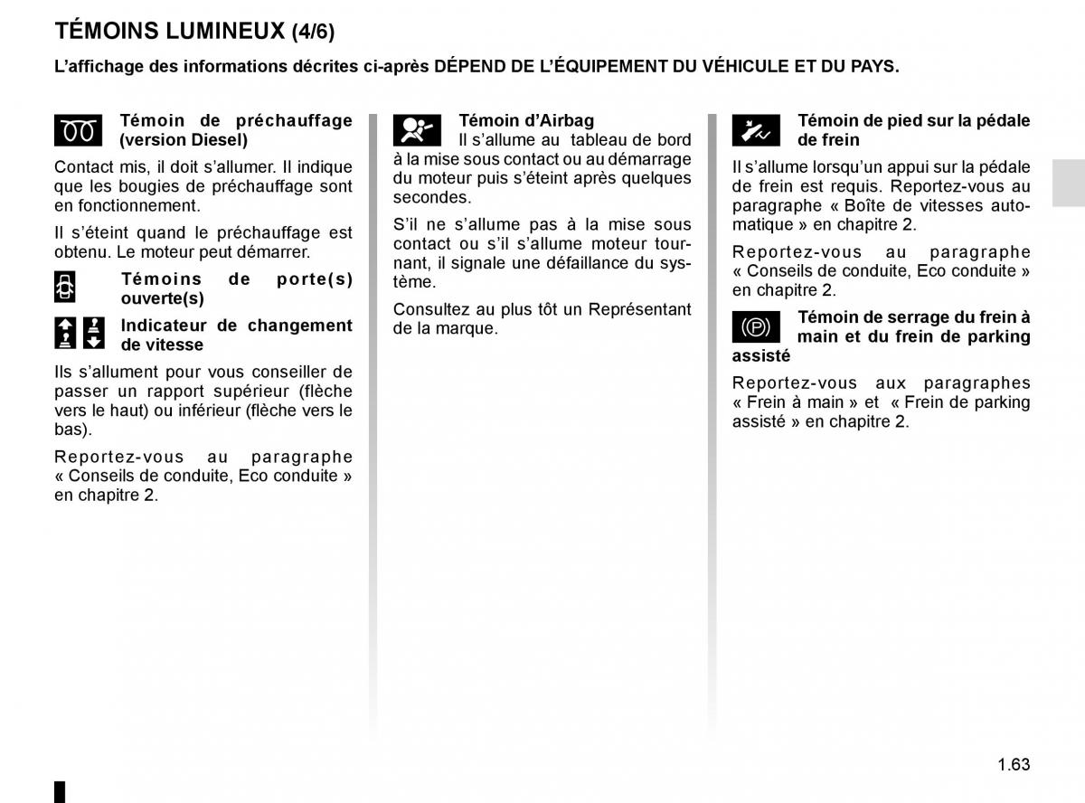 Renault Megane IV 4 manuel du proprietaire / page 69