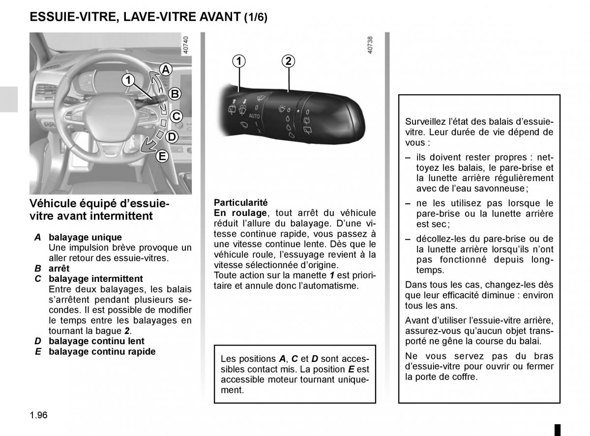 Renault Megane IV 4 manuel du proprietaire / page 102