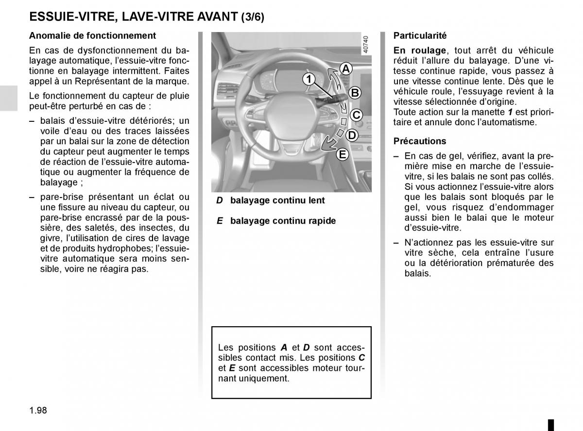 Renault Megane IV 4 manuel du proprietaire / page 104