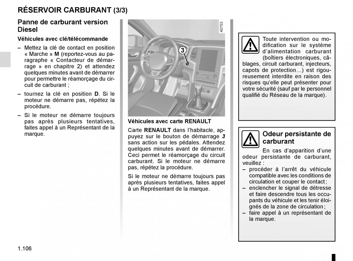 Renault Megane IV 4 manuel du proprietaire / page 112