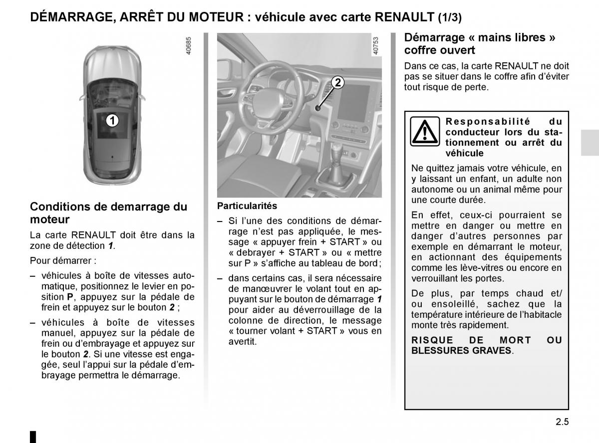 Renault Megane IV 4 manuel du proprietaire / page 117