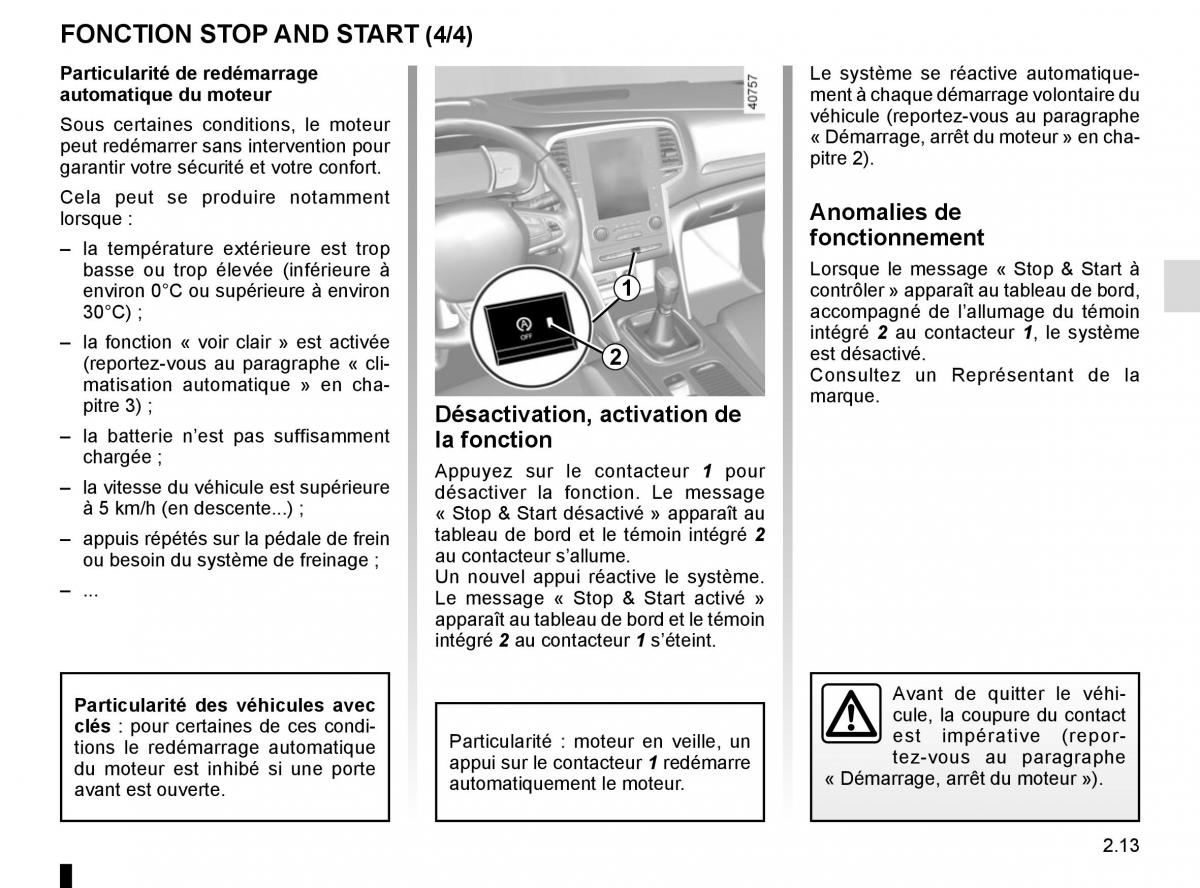 Renault Megane IV 4 manuel du proprietaire / page 125