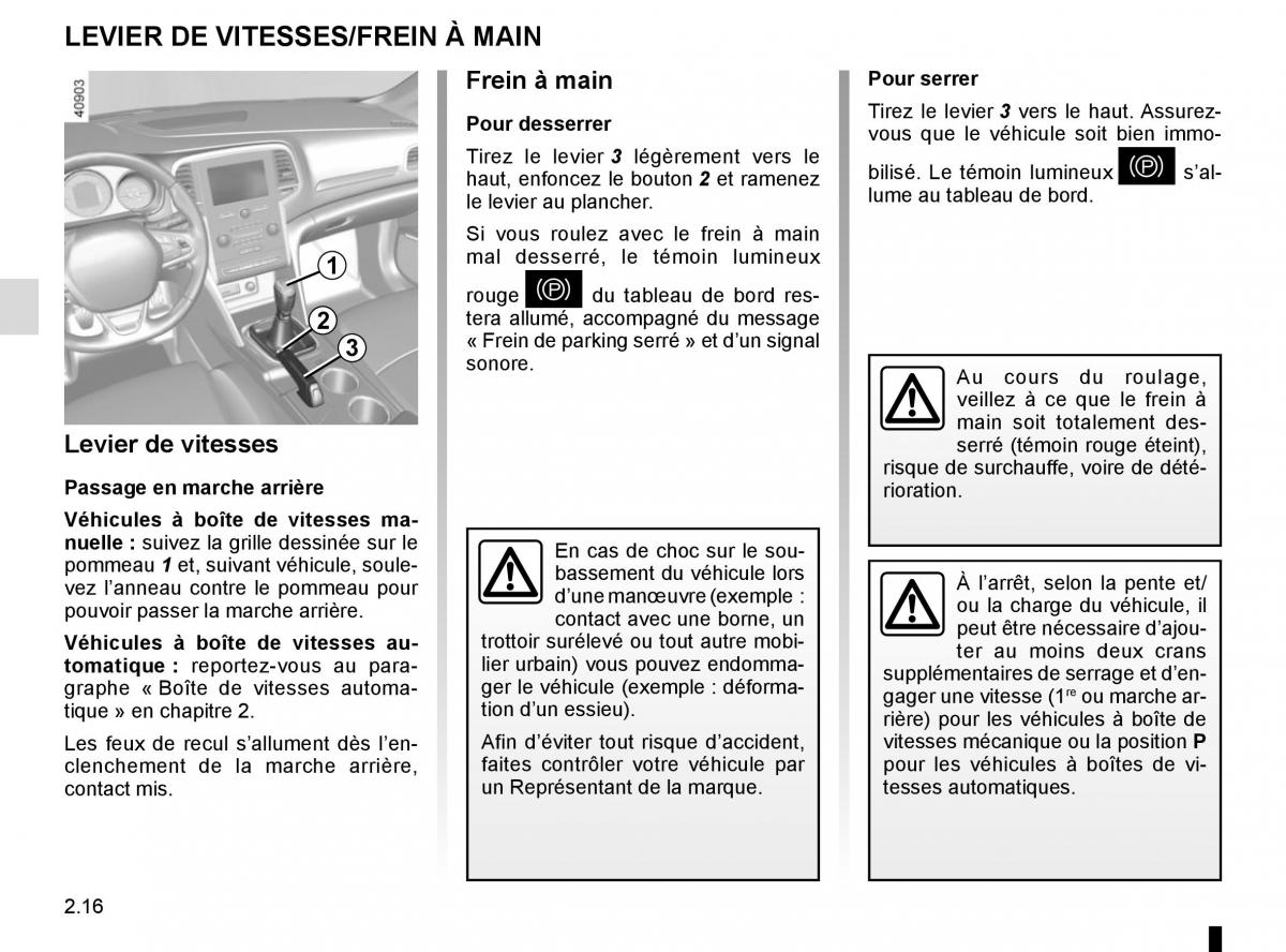 Renault Megane IV 4 manuel du proprietaire / page 128