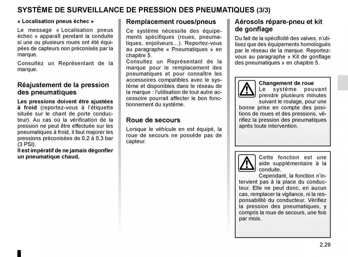 Renault Megane IV 4 manuel du proprietaire / page 141