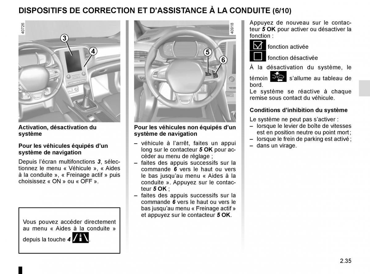 Renault Megane IV 4 manuel du proprietaire / page 147