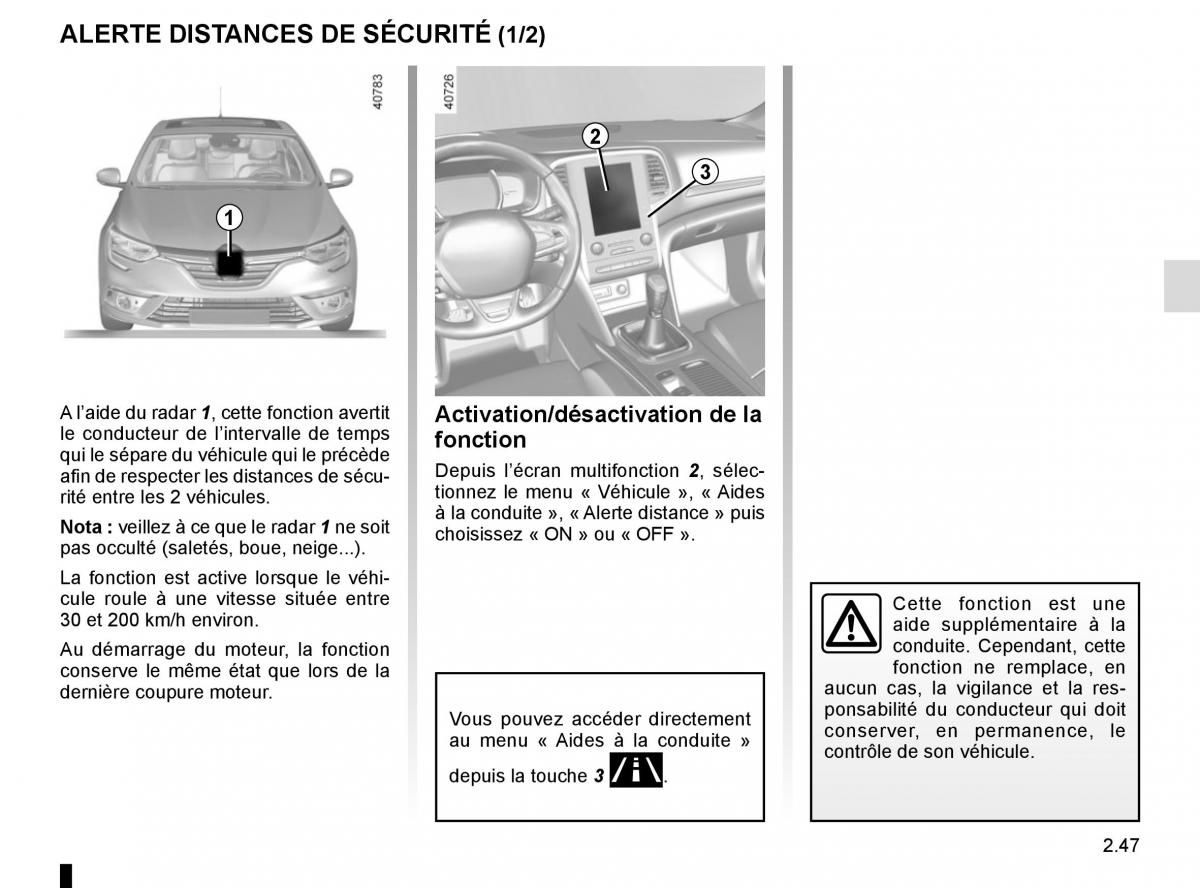 Renault Megane IV 4 manuel du proprietaire / page 159