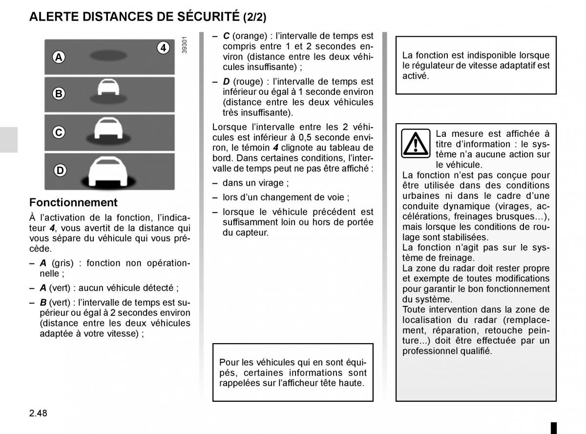 Renault Megane IV 4 manuel du proprietaire / page 160