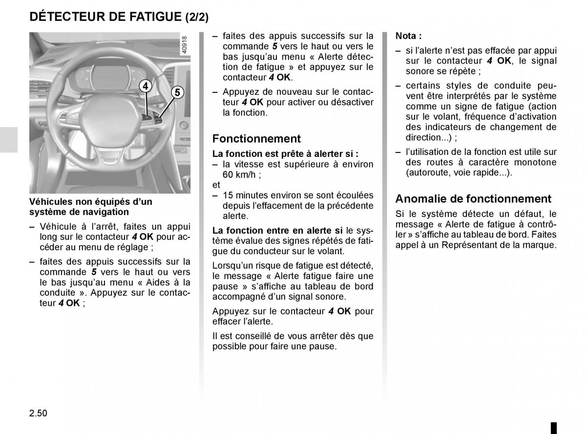 Renault Megane IV 4 manuel du proprietaire / page 162