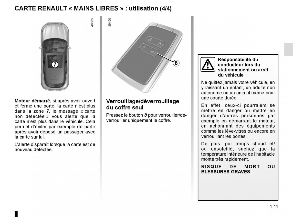 Renault Megane IV 4 manuel du proprietaire / page 17