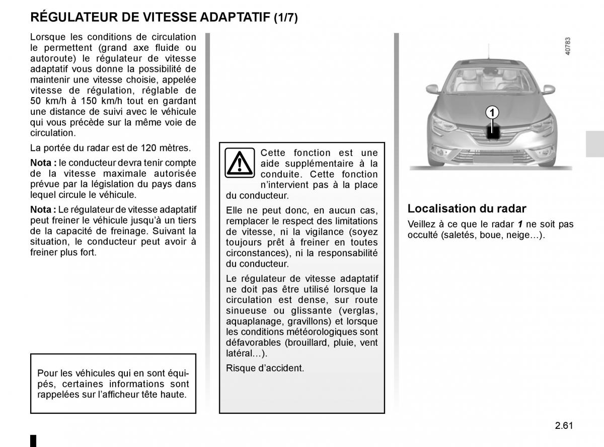 Renault Megane IV 4 manuel du proprietaire / page 173