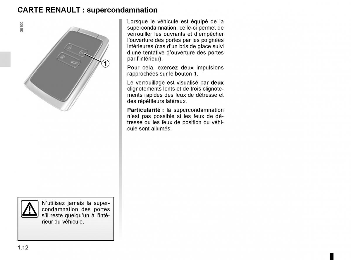 Renault Megane IV 4 manuel du proprietaire / page 18