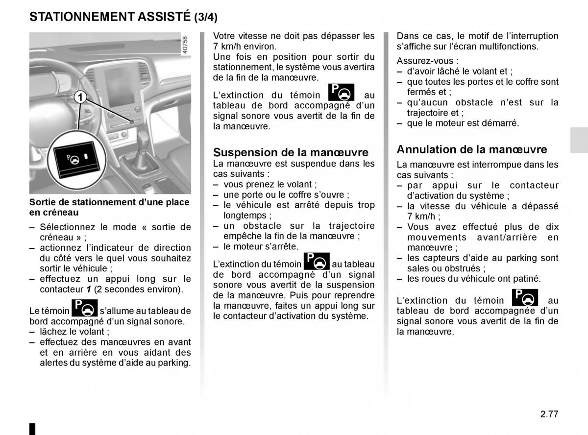 Renault Megane IV 4 manuel du proprietaire / page 189