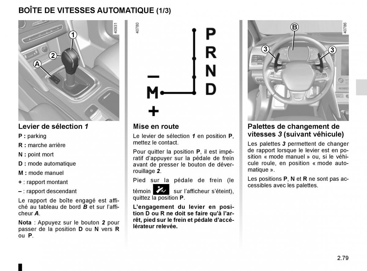 Renault Megane IV 4 manuel du proprietaire / page 191