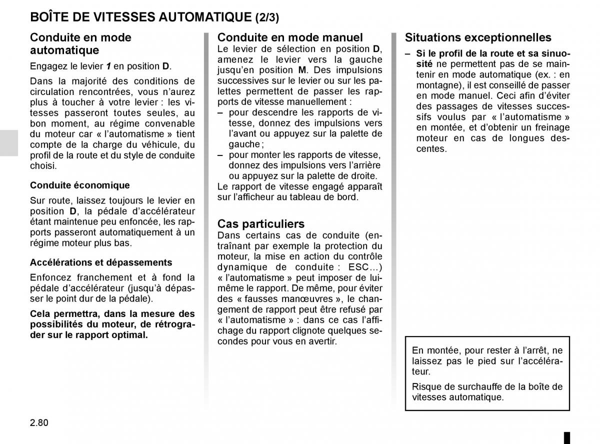 Renault Megane IV 4 manuel du proprietaire / page 192