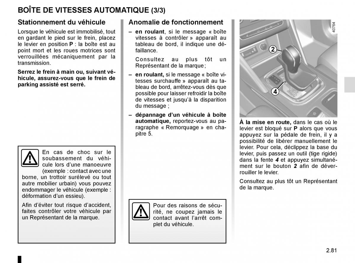 Renault Megane IV 4 manuel du proprietaire / page 193