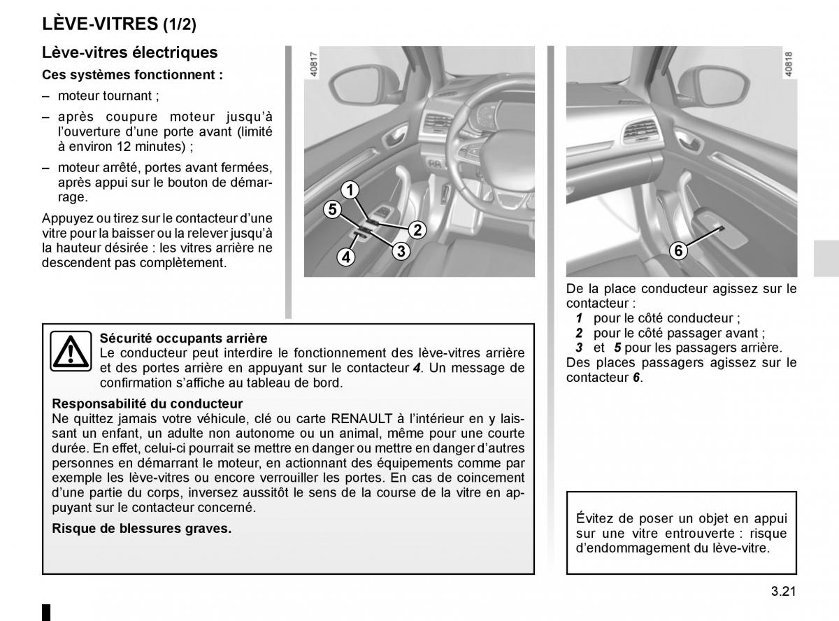 Renault Megane IV 4 manuel du proprietaire / page 215