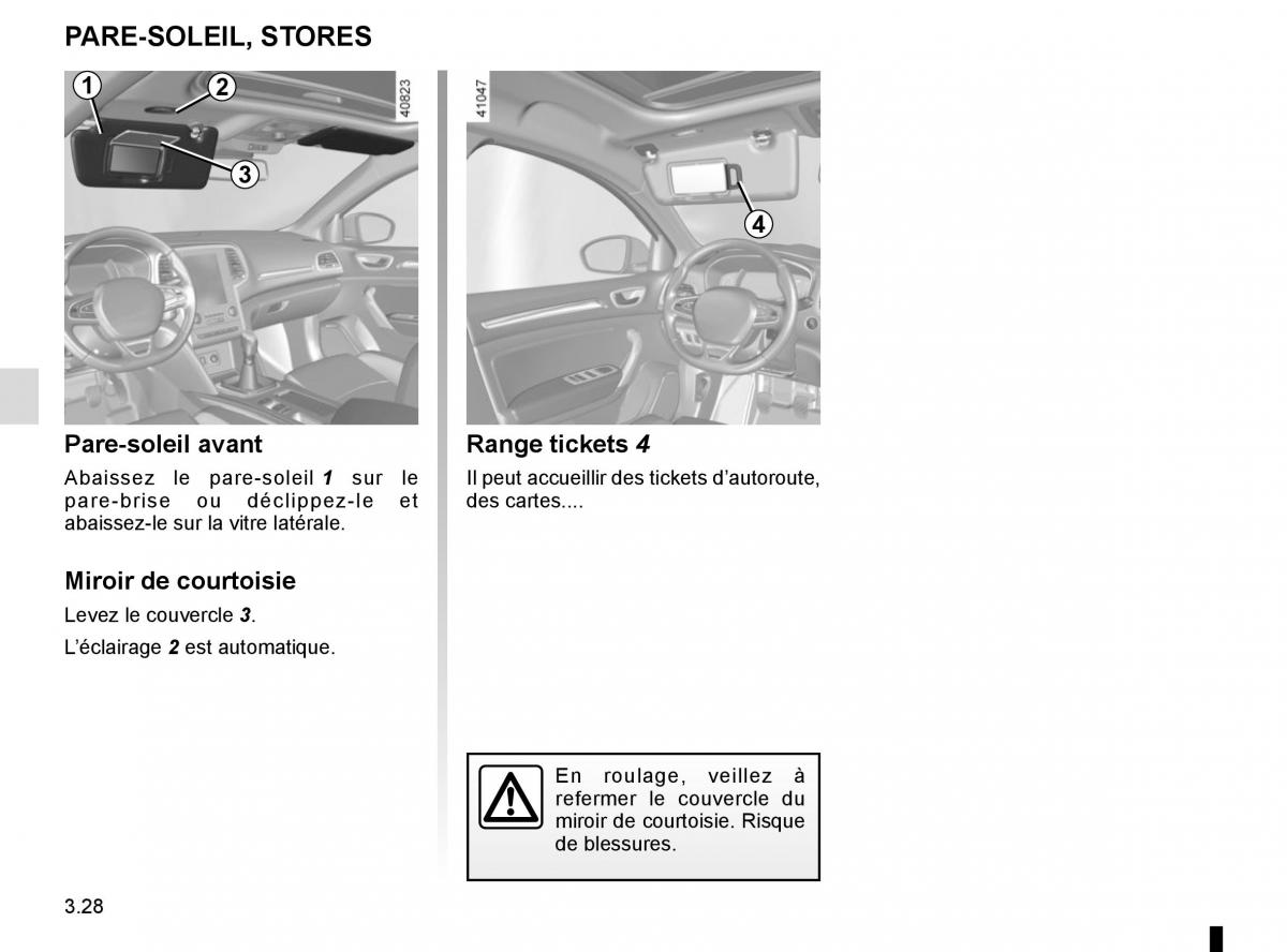 Renault Megane IV 4 manuel du proprietaire / page 222