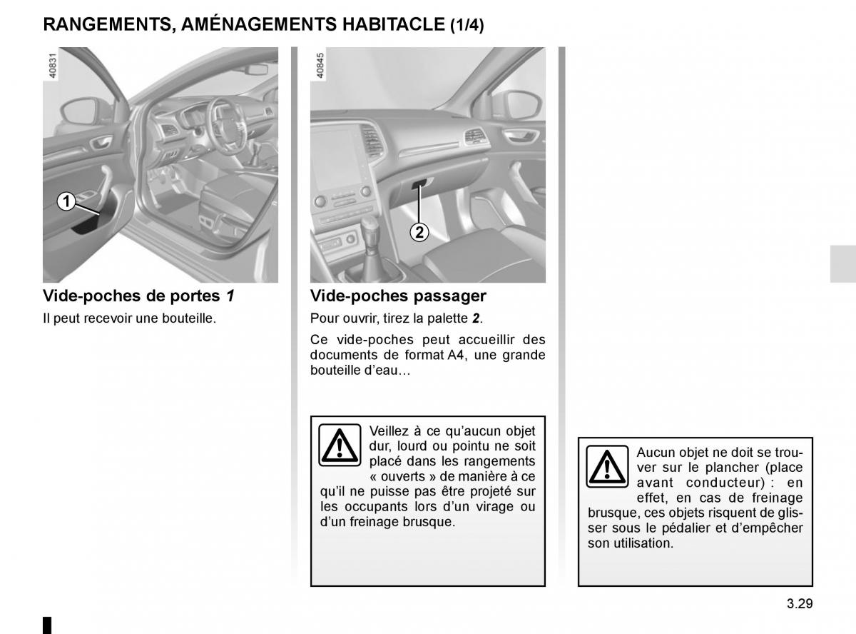 Renault Megane IV 4 manuel du proprietaire / page 223