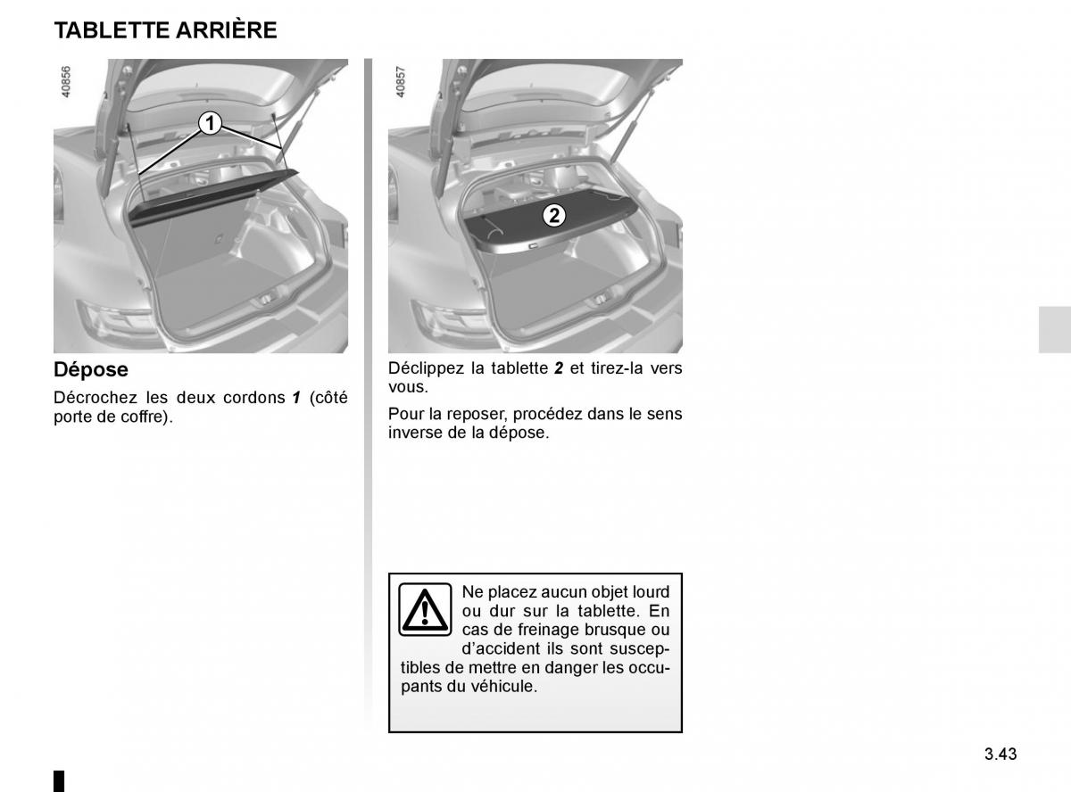 Renault Megane IV 4 manuel du proprietaire / page 237